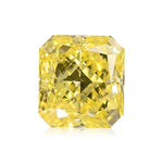 Diamante GIA a taglio radiante giallo intenso fantasia da 0,50 carati VS1