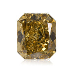 Diamante Radiant Fancy Deep Brownish Greenish Yellow da 6,07 carati VS2 GIA