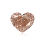 Diamante a cuore Fancy Brownish Orangy Pink da 2,66 carati VS2 GIA