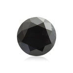 4.43 Carat Fancy Black Round Brilliant Diamond GIA