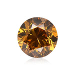 ألماسة مستديرة براقة 1.01 قيراط Fancy Deep Orange Yellow بدرجة نقاء SI1 من GIA