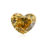 Diamante a Cuore Fancy Deep Brownish Orangy Yellow di 10.47 Carati SI1 GIA