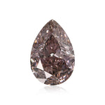 1.07 Carat Fancy Brown Pink Pear Diamond SI2 GIA