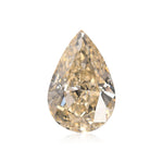 3,06 Karat Fancy Light Brownish Yellow Birnen-Diamant SI2 GIA