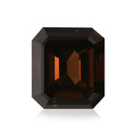 3.12 Carat Fancy Dark Orangy Brown Emerald Diamond SI2 GIA
