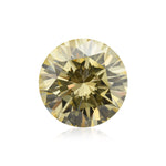 5.05 Carat Fancy Light Brownish Yellow Round Brilliant Diamond SI2 GIA
