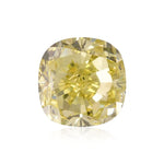 0.91 قيراط ألماسة كوشن Fancy Brownish Greenish Yellow بدرجة نقاء VVS1 من GIA