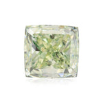 1.15 Carat Fancy Yellowish Green Cushion Diamond VS2 GIA