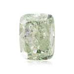 Diamante a cuscino Fancy Light Yellowish Green da 2,26 carati (SI1) GIA