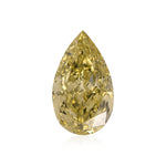 1.01 carati Fancy Brownish Greenish Yellow Diamante a Pera IF GIA