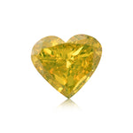 1.07 Karat Fancy Vivid Greenish Yellow HERZ Diamant SI2 GIA