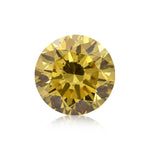 ألماسة مستديرة براقة 1.20 قيراط Fancy Deep Yellow بدرجة نقاء VS1 من GIA
