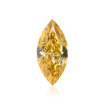 1.50 Carat Fancy Deep Yellow Marquise Diamond SI1 GIA