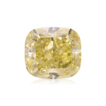 1.01 Carat Fancy Deep Brownish Greenish Yellow Cushion Diamond VS1 GIA