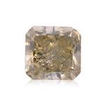 Diamante Radiante Giallo Grigio Verdastro Fancy da 2,51 carati (I1) GIA