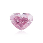 1.01 Carat Fancy Vivid Purple Pink Heart Diamond SI1 GIA