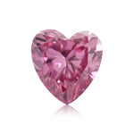 0.11 carati Fancy Vivid Purplish Pink DIAMANTE A CUORE (VS) GIA