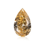 Diamante a Pera Giallo Arancio Fantasia (Fancy Orange Yellow) da 0,60 Carati (VS2) GIA