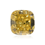Diamante a cuscino giallo scuro elegante da 0,72 carati VVS2 GIA