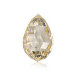 5.06 Carat Fancy Light Brownish Yellow Briolette Diamond SI1 GIA