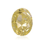 Diamante Ovale Giallo Intenso Fantasia 1,00 Carati I1 GIA