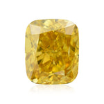 0.62 قيراط ألماسة وسادة Fancy Deep Brownish Yellow بدرجة نقاء I1 GIA