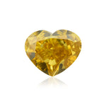 0.52 قيراط Fancy Deep Brownish Orangy Yellow ألماسة HEART SI1 GIA