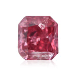 0.24 Carat Fancy Deep Purplish Pink Radiant Argyle Diamond (I2) GIA