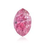 0.12 carati, diamante a marquise rosa violaceo vivido elegante (I2) GIA