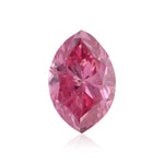 0,13 Karat Fancy Vivid Purplish Pink Marquise Diamant (I2) GIA