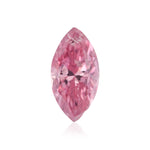 0.17 Karat Fancy Vivid Purplish Pink Marquise-Diamant (I2) GIA