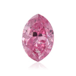 0.17 Carat Fancy Vivid Purplish Pink Marquise Diamond (I2) GIA