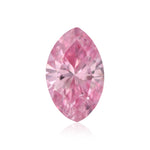 Diamante Marchesa Rosa Purpureo Fancy Vivid 0,18 carati I2 GIA