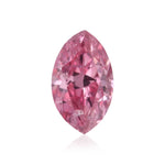 Diamante Marchesa Fancy Vivid Purplish Pink da 0,19 Carati (I2) GIA