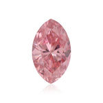 Diamante Fancy Intense Pink a Navette da 0,18 carati (I2) GIA