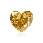 0,69 Karat Fancy Vivid Yellow HERZ Diamant VS2 GIA