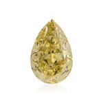 ألماسة كمثرية Fancy Brownish Yellow بوزن 2.29 قيراط VVS2 GIA