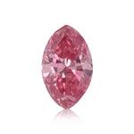 Diamante marquise Fancy Vivid Pink 0,14 carati (I1) GIA