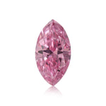 0.14 Carat Fancy Intense Purplish Pink Marquise Diamond (I1) GIA