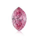 0.15 Karat Fancy Vivid Purplish Pink Marquise Diamant I1 GIA