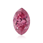 0.21 Carat Fancy Vivid Purplish Pink Marquise Diamond I1 GIA