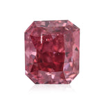 0.27 Carat Fancy Deep Pink Radiant Argyle Diamond I1 GIA
