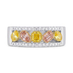 Extraordinary Multicolor Five Stone Band