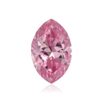 Diamante Marquise Fancy Vivid Purplish Pink da 0,18 Carati SI1 GIA