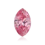 Diamante Rosa Fancy Vivid Taglio Marquise (VS1) da 0,11 Carati GIA