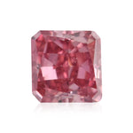 0.19 Carat Fancy Vivid Purplish Pink Radiant Argyle Diamond VS2 GIA and Argyle