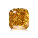 0,35 Karat Fancy Deep Orangy Yellow Kissen Diamant SI1 GIA