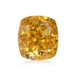 0.37 قيراط Fancy Vivid Orange Yellow ألماسة Cushion VS2 GIA