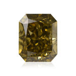 Diamante Radiante GIA da 0,55 Carati Fancy Dark Grigio Verdastro Giallastro VS2