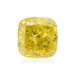 Diamante cuscino Fancy Vivid Giallo Verdastro da 0,64 carati GIA